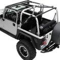 SMITTYBILT : SRC Roll Cage Kit, 1997-2006 Jeep TJ Wrangler & Rubicon, 7-Piece - SB76900