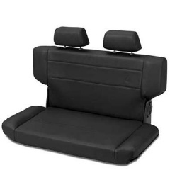 BESTOP : Trailmax II Fold and Tumble Rear Seat in Black Vinyl - 39435-01