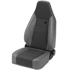 BESTOP : Trailmax II Sport Recliner Seat in Charcoal Denim - 39438-09