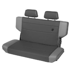 BESTOP : Trailmax II Fold and Tumble Rear Seat in Charcoal Denim - 39439-09