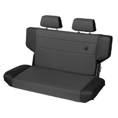 BESTOP : Trailmax II Fold and Tumble Rear Seat in Black Denim - 39439-15