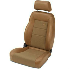 BESTOP : Trailmax II Pro Recliner Seat in Spice Vinyl with Full Fabric Front - 39461-37