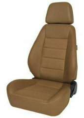 CORBEAU : Sport Seat in Tan Vinyl/ Tan Cloth - 90066DS