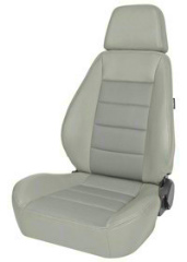 CORBEAU : Sport Seat in Grey Vinyl/ Grey Cloth - 90099DS