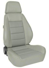 CORBEAU : Sport Seat in Grey Vinyl/ Grey Cloth - 90099PS