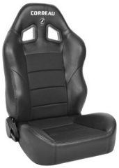 CORBEAU : Baja XRS Suspension Seat in Black Vinyl/ Black Cloth - 96602BPS