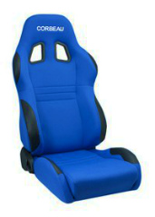 CORBEAU : A4 Racing Recliner Seat in Blue Cloth - 60095PS