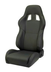 CORBEAU : A4 Racing Recliner Seat in Black Leather - L60091DS