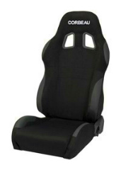 CORBEAU : A4 Racing Recliner Seat in Black Microsuede - S60091DS