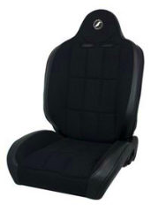 CORBEAU : Baja RS Suspension Seat in Black Vinyl/Cloth Recliner Seat - 66402BDS