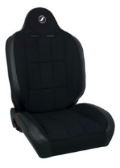 CORBEAU : Baja RS Suspension Seat in Black Vinyl/Cloth Recliner Seat - 66402BPS