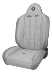 CORBEAU : Baja RS Suspension Seat in Grey Vinyl/ Grey Cloth Recliner Seat - 66408DS