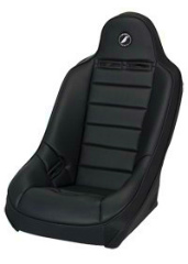 CORBEAU : Baja Ultra Fixed-Back Seat Wide Version in Black Vinyl - 69410WS