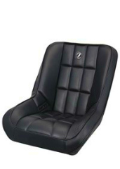 CORBEAU : Baja Low Back Seat in Black Vinyl - 62201S