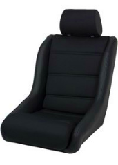 CORBEAU : Classic II Seat in Black Vinyl/ Black Cloth - 60914S