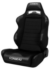 CORBEAU : Legacy Recliner Seat (LG1) Wide Version in Black Cloth - 25501WDS