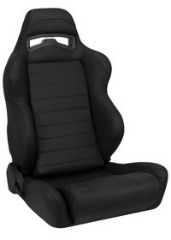 CORBEAU : Legacy Recliner Seat (LG1) in Black Leather - L25501PS