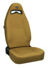 CORBEAU : Moab Cloth Insert Recliner Front Seat in Spice Vinyl/ Cloth Insert - 70077PS