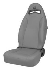 CORBEAU : Moab Vinyl Recliner Front Seat in Grey Vinyl - 70090DS