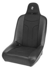 CORBEAU : Baja JP Wide Seat in Black Vinyl/ Black Cloth - 26402BWS